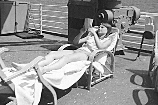 LAURA SUNBATHING, USS Steelmaker